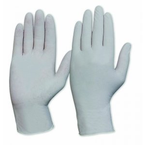 Latex Powder Free Gloves Med Pkt100