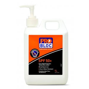 Pro Bloc Sunscreen 50+ 1ltr Pump