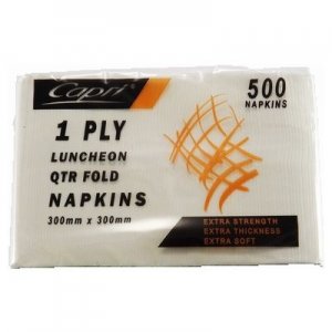 Napkin Lunch 1ply White Rb0012 Ctn3000