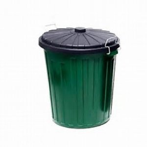 Garbage Bin 73ltr Plastic Green