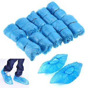 Shoe Cover Blue (waterproof) Pkt100