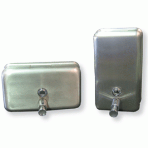 Soap Dispenser Stainless Steel Horizontal Lockable
