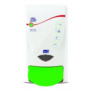 Deb Restore/afterwork Green Transparent Dispenser 1ltr
