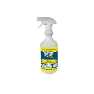 BOTTLE ONLY ENZYME WIZARD URINE STAIN & ODOUR REMOVER 1LTR