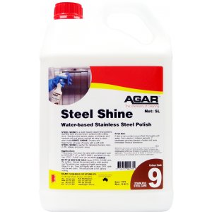 Agar Steel Shine Polish 5ltr           