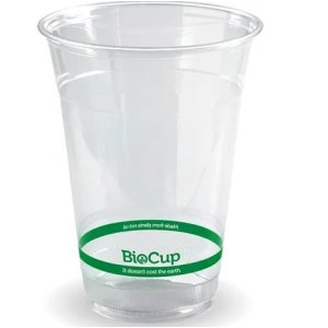 Plastic Cold Cup Clear Biopak 500ml Ctn1000 R-500y