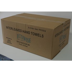 Ecowise Interleaf H/towel 16x150 Ctn2400