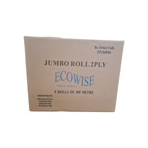 Jumbo 2ply T/roll 8x300m Per Ctn