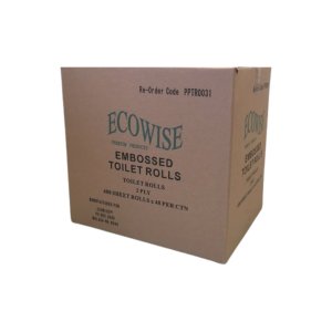 Ecowise Embossed T/rolls 48ctn 400 Sheet 2ply